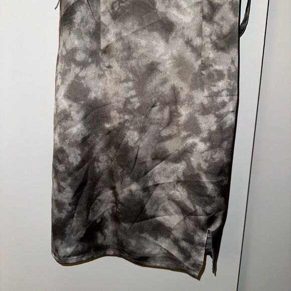 Abercrombie and Fitch Women’s Gray Tie Dye Belted Skip Dress XS Gently Worn - Picture 3 of 11